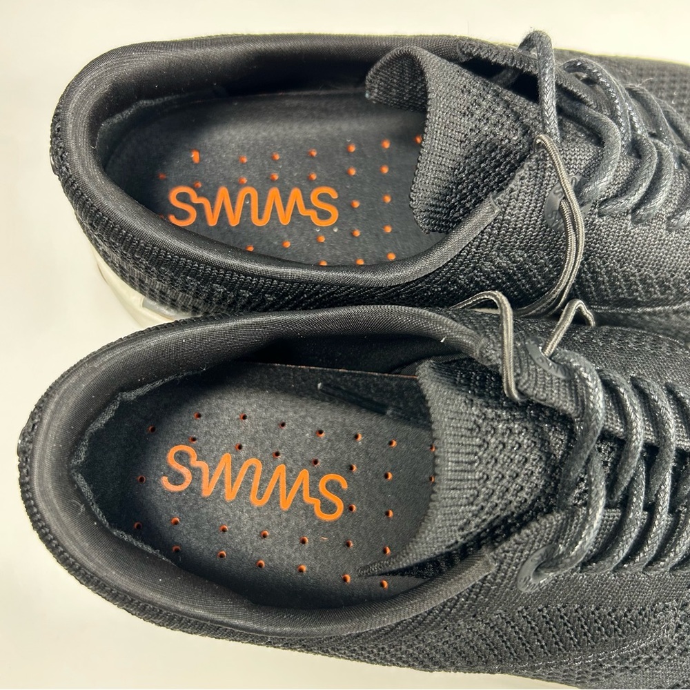 Brand NEW Swims Olsen Knit Oxford Shoe Black Casual Dress Sneakers; Men’s Size 7 - Picture 13 of 16